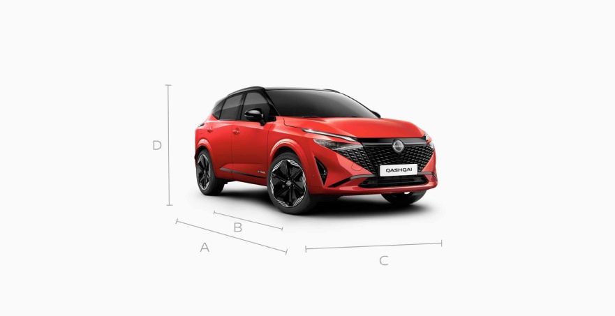 Nissan Qashqai Genel Boyutlar
